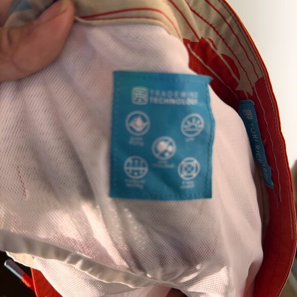 Tori Richard Red Graphic Swim Trunks – Size 32, Tradewind Technology Boardshorts - Picture 3 of 5